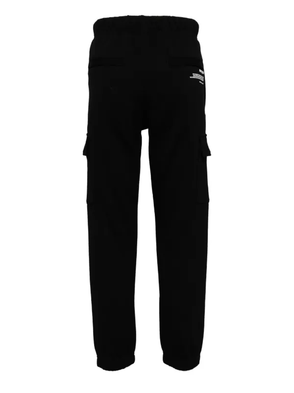 AAPE BY *A BATHING APE® ロゴパッチ カーゴパンツ | ブラック 