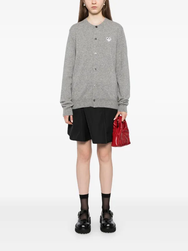 Comme Des Garçons Play ウール カーディガン | グレー