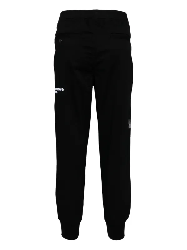A・BATHING APE ブラック チノパン AAPE BY *A BATHING APE® チノパンツ | ブラック | FARFETCH JP
