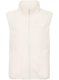 CHOCOOLATE fleece zip up vest - Neutrals