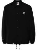 AAPE BY *A BATHING APE® logo-patch long-sleeved jacket - Black