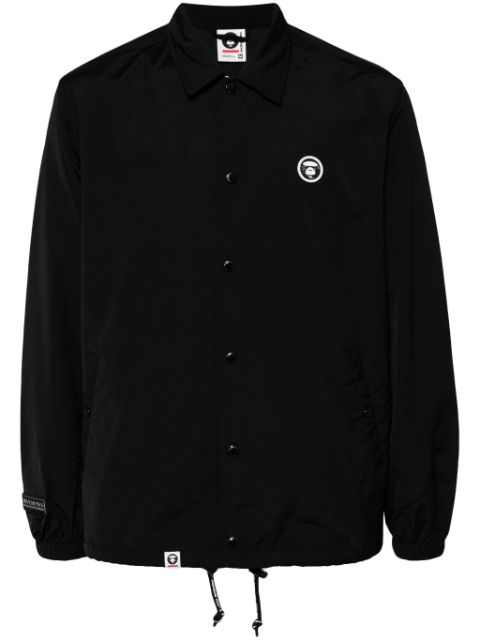 AAPE BY *A BATHING APE® logo-patch long-sleeved jacket