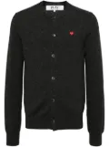 Comme Des Garçons Play wool cardigan - Grey