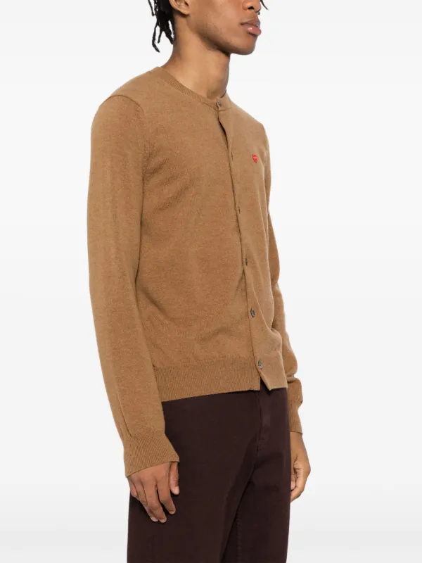 Comme Des Garçons Play カーディガン | ブラウン | FARFETCH JP