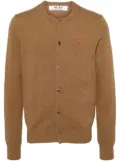 Comme Des Garçons Play wool cardigan - Brown