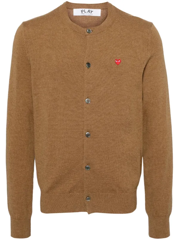 PLAY COMME des GARCONS カーディガンM Comme Des Garçons Play Wool Cardigan | Blue | FARFETCH