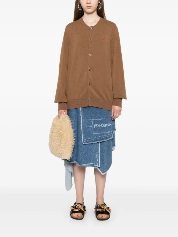 Comme Des Garçons Play カーディガン | ブラウン | FARFETCH JP
