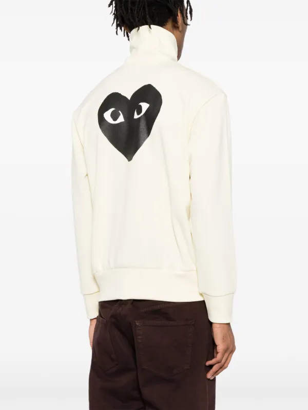 Cdg play track jacket best sale