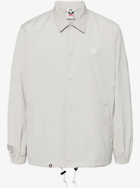 AAPE BY *A BATHING APE® logo-patch long-sleeved jacket