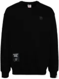 AAPE BY *A BATHING APE® logo patch sweatshirts - Black
