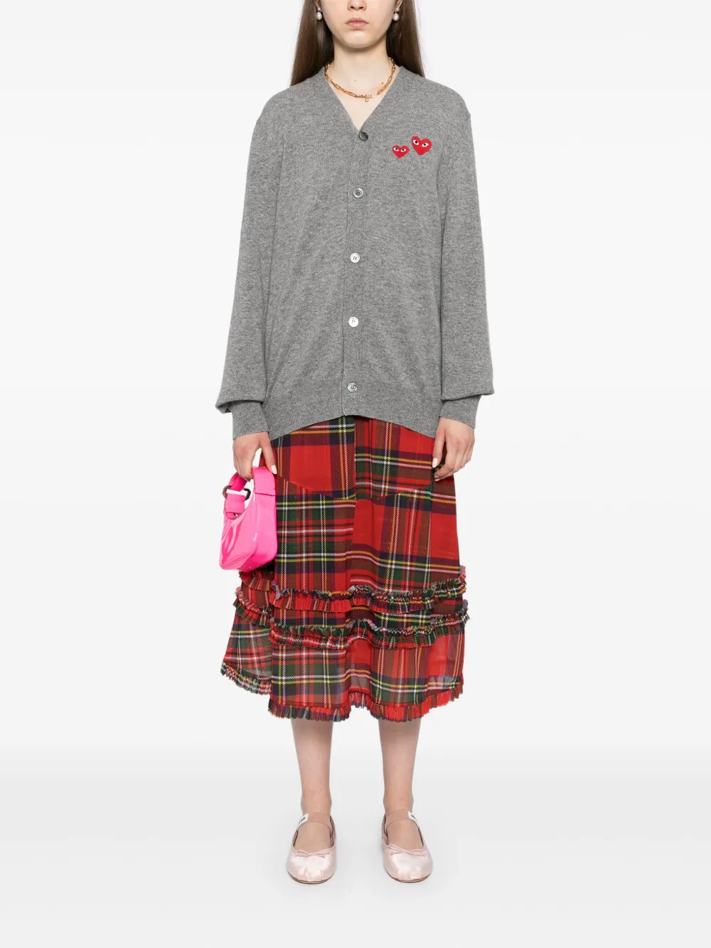 Comme Des Garçons Play Wollen vest Grijs