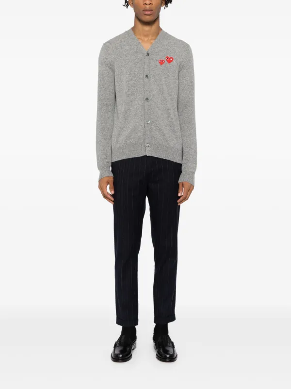 Comme Des Garçons Play カーディガン | グレー | FARFETCH JP