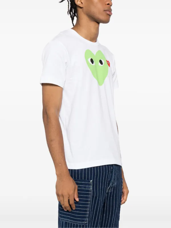 Comme Des Garçons Play コットン Tシャツ | ホワイト | FARFETCH JP