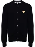 Comme Des Garçons Play wool cardigan - Blue