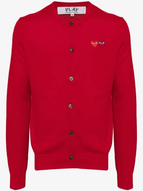 Comme Des Garçons Play Bestickter Cardigan