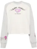 AAPE BY *A BATHING APE® Moonface logo T-shirt - Neutrals