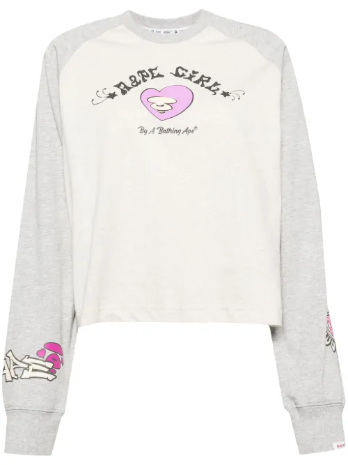 T-shirt à logo Moonface - AAPE BY *A BATHING APE® - Modalova