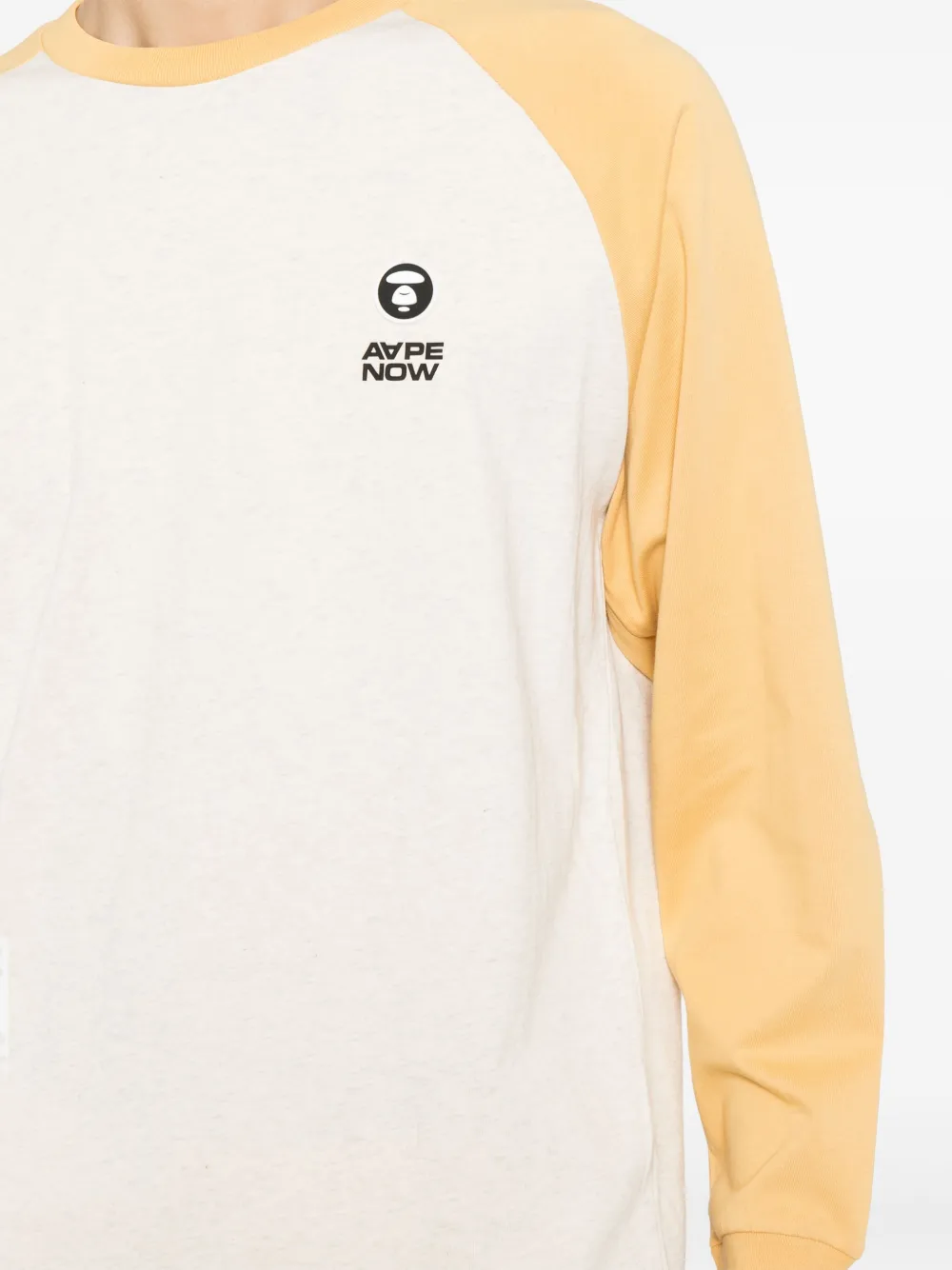Cheap AAPE BY *A BATHING APE logo-patched raglan-sleeved T-shirt Men