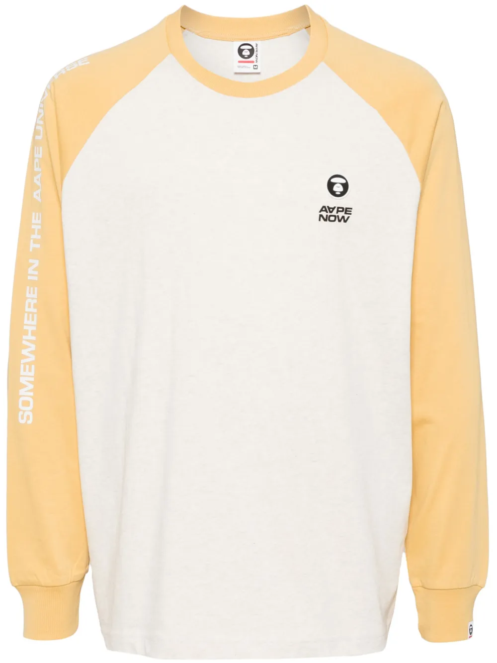 Cheap AAPE BY *A BATHING APE logo-patched raglan-sleeved T-shirt Men