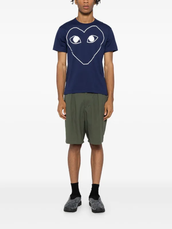 Tシャツ・カットソー COMME DES GARCONS PLAY cotton monogram T-shirt Comme des Garcons PLAY | Heart Logo Cotton T-Shirt | Regular