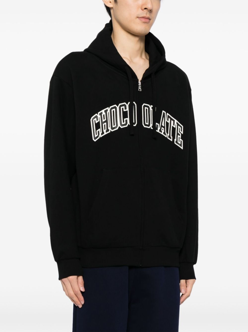 Shop Chocoolate Logo-printed Hooded Jacket In Bkx