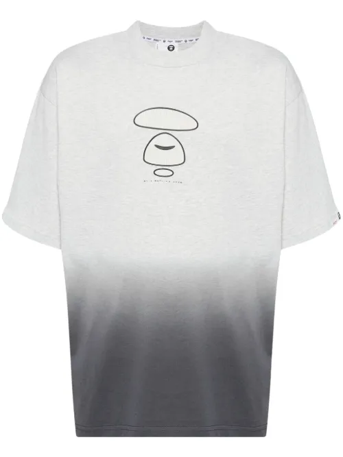 T-shirt en coton à logo imprimé - AAPE BY *A BATHING APE® - Modalova