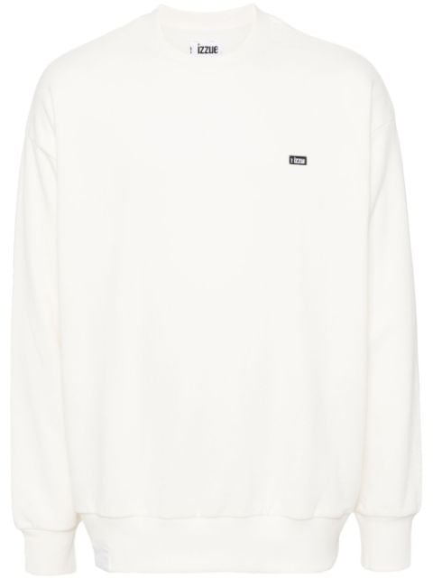 izzue embroidered logo sweatshirt