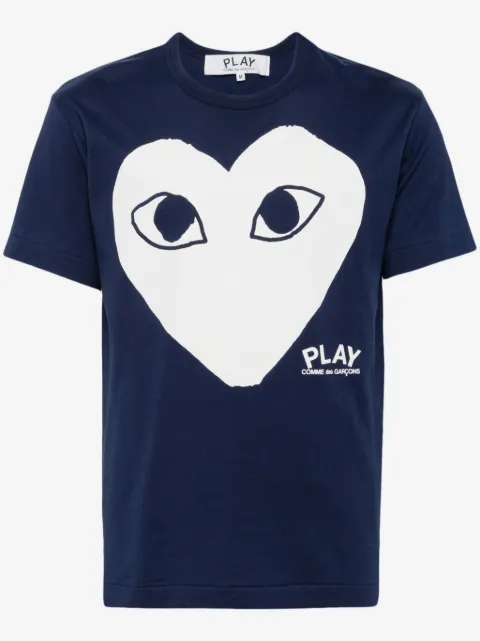 Comme Des Garçons Play logo heart-print T-shirt