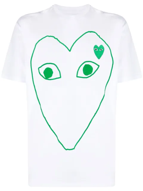 Comme Des Garçons Play تيشيرت بطبعة قلب