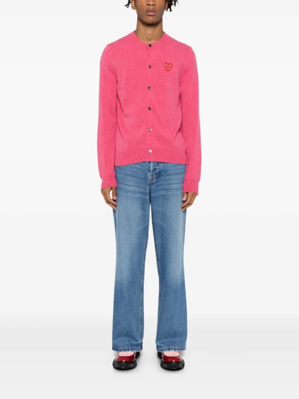 Comme Des Garçons Play カーディガン | ピンク | FARFETCH JP