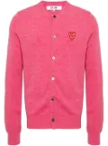Comme Des Garçons Play wool cardigan - Pink