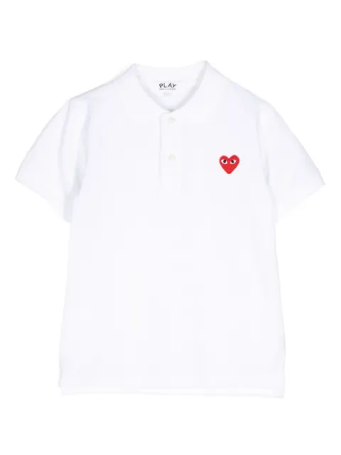 Comme Des Garçons Play embroidered polo shirt