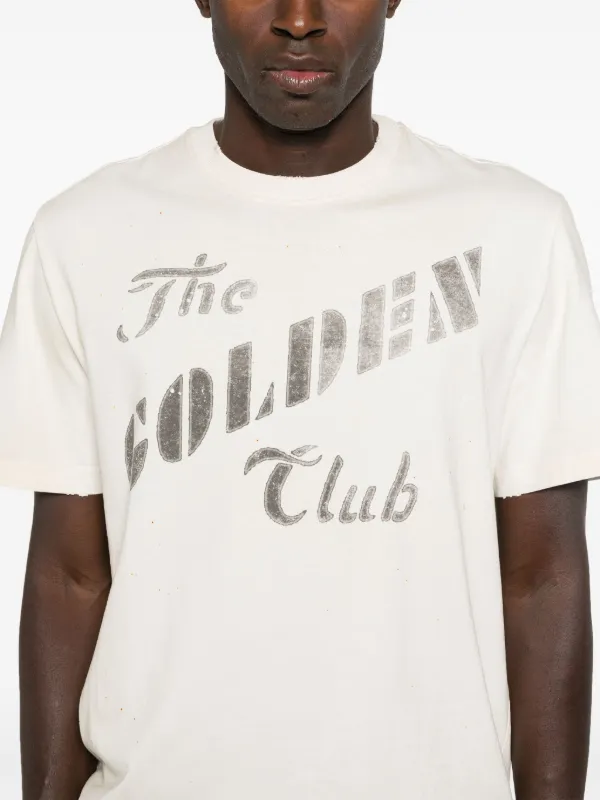 Tシャツ・カットソー GOLDEN GOOSE Men T Shirts GMP01220 P00187311421 Beige Golden Goose Printed Cotton T-shirt | Neutrals | FARFETCH