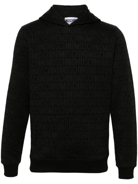 Moschino logo-print hoodie