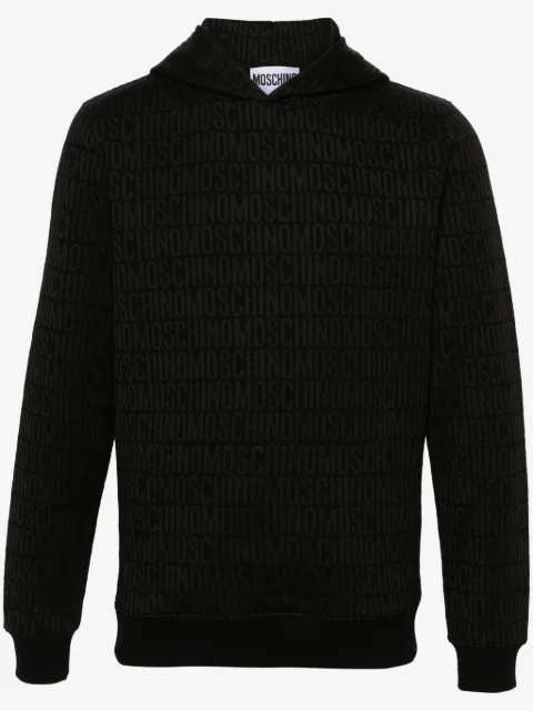 Moschino logo-print hoodie
