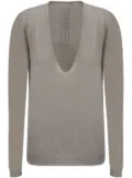 Rick Owens v-neck knit pullover - Neutrals