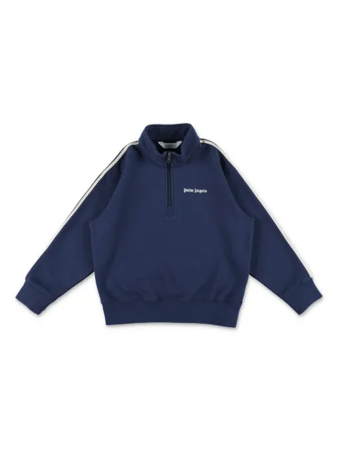 Palm Angels Kids fleece zip-up sweatshirt