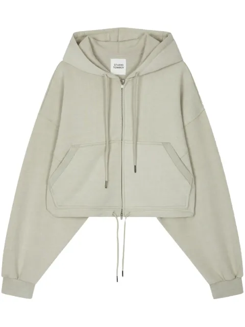 STUDIO TOMBOY zip-down hoodie 