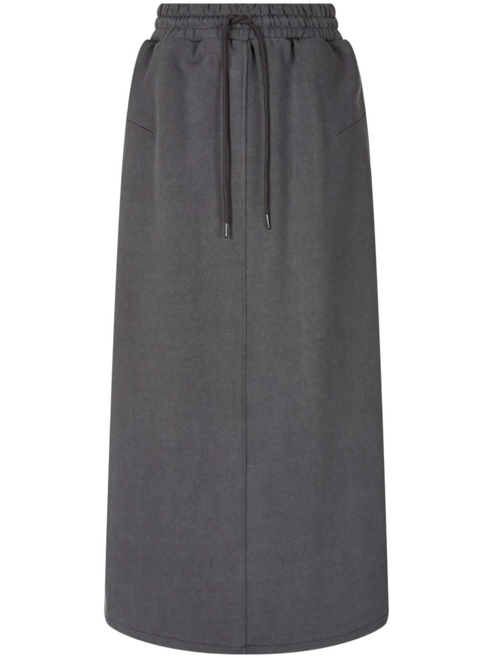 zipped-slit skirt