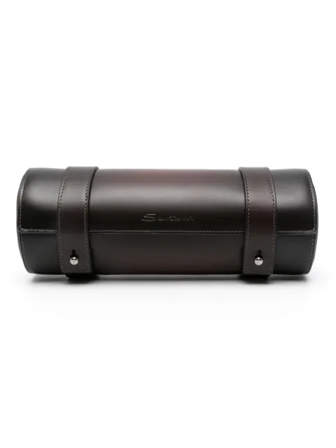 Santoni leather watch box