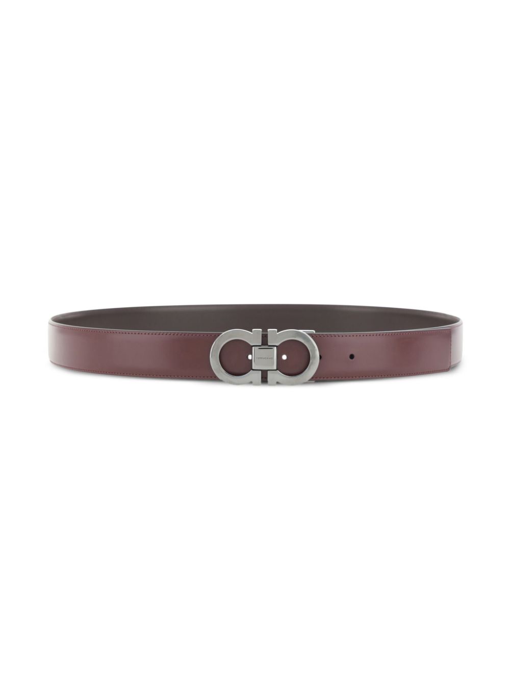 Ferragamo reversible Gancini belt - Rood