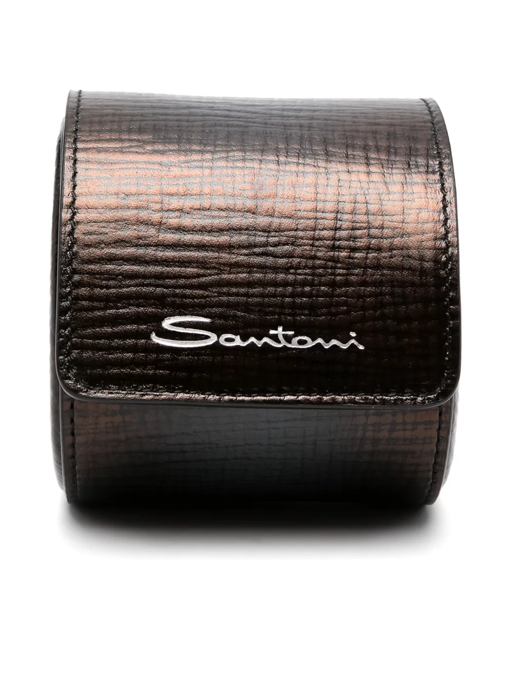 Santoni klockfodral i läder | svart | Image 1