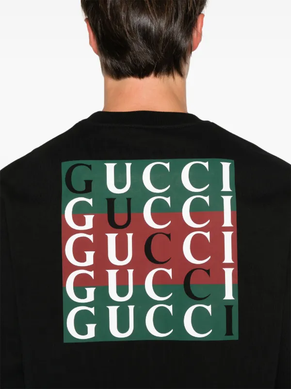 Gucci cotton jersey sweatshirt men Cotton L Black