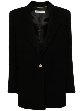 ALESSANDRA RICH ツイード ブレザー Alessandra Rich ツイードジャケット | ブラック | FARFETCH JP