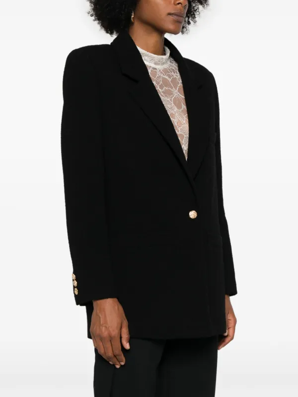 ALESSANDRA RICH ツイード ブレザー Alessandra Rich ツイードジャケット | ブラック | FARFETCH JP