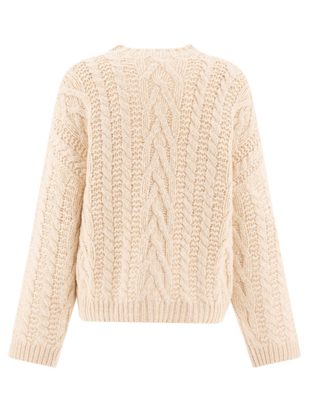 Brunello Cucinelli cable-knit jumper - Beige