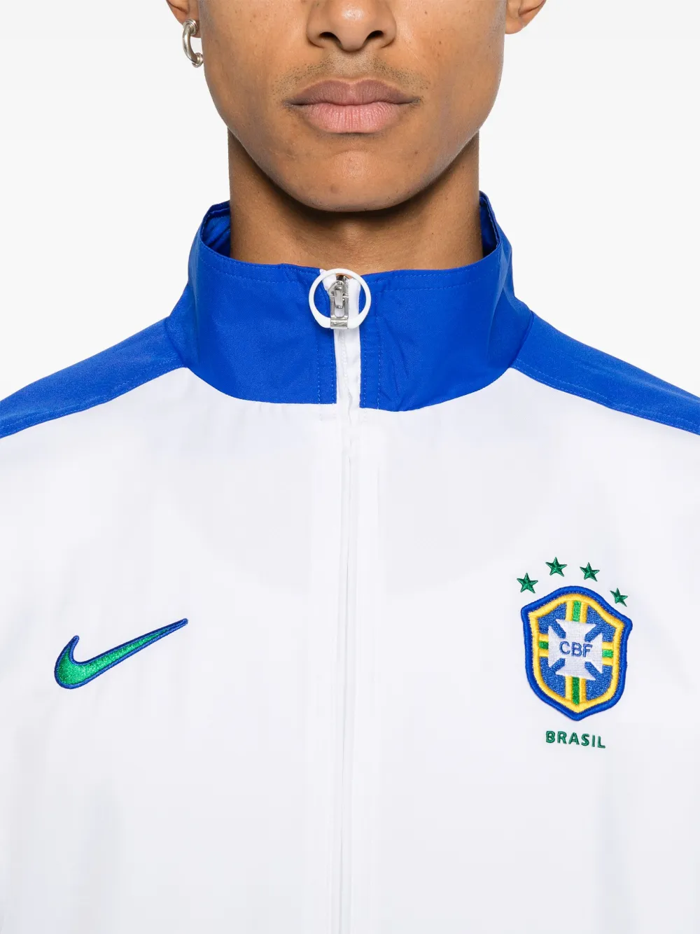 Nike x CBF trainingsjack Wit