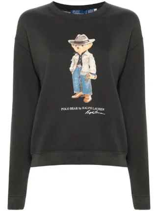 Polo Ralph Lauren Crewneck Long Sleeve Polo Bear T-Shirt