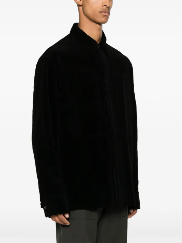 Jil Sander コーデュロイ シャツ | ブラック | FARFETCH JP