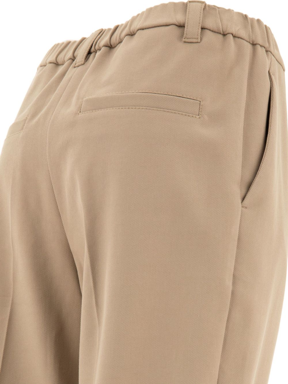 Brunello Cucinelli single-pleat straight-leg trousers Women